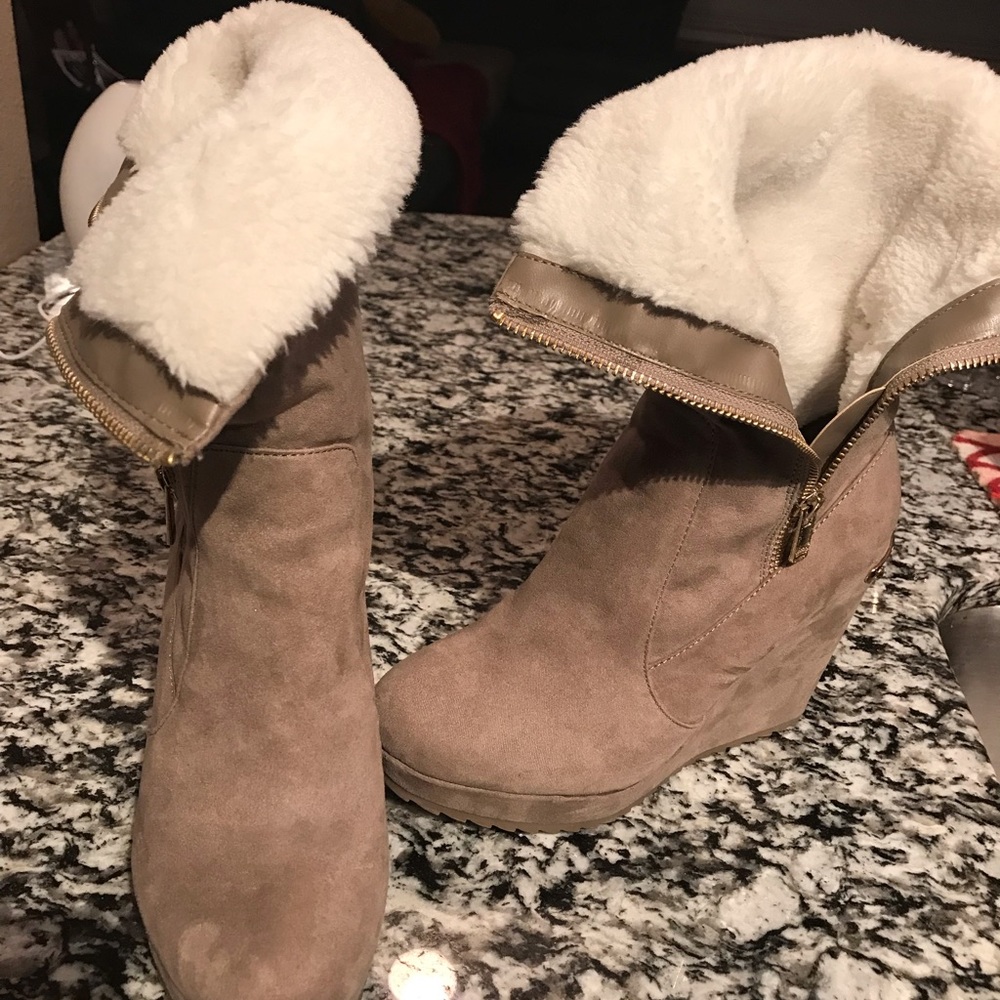 Juicy Couture Wedge Booties
